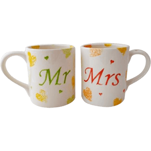 Mrs and Mrs reg mug