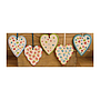 Small Heart Hanger (Vintage style) 8.9cm (hole)