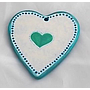 Small Heart Hanger (Vintage style) 8.9cm (hole)